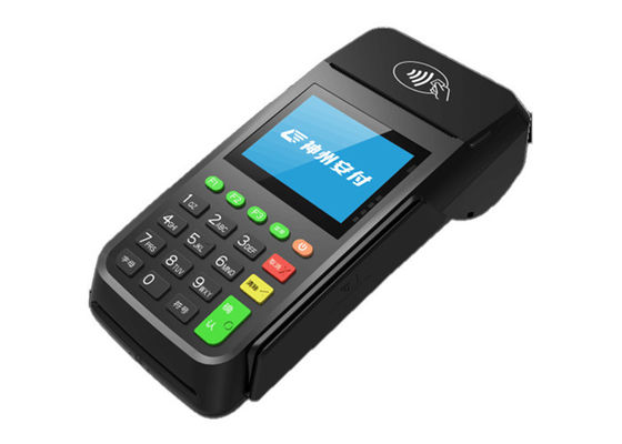 قیمت خوب دستگاه پرداخت دستی GPRS دستگاه ترمینال پوز جارو بی سیم با چاپگر حرارتی آنلاین