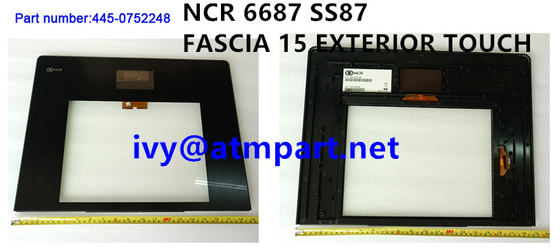 445-0752248 NCR ATM Parts BRM Recycler Monitor SS87 NCR SelfServ 87 15 اینچی صفحه لمسی 6687 4450752248