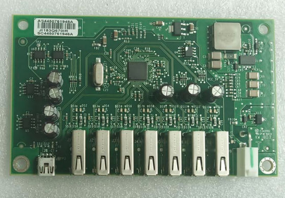 قیمت خوب 445-0761948 GBRU NCR قطعات ATM USB هاب PCB بالا آنلاین