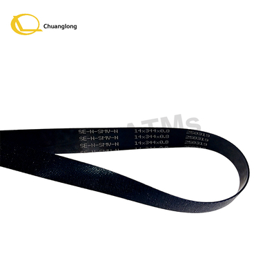 14x344x0.8mm قطعات معدنی دستگاه صرافخانه Hyosung GCDU کمربند تغذیه کوچک برای کمربند توزیع کننده Hyosung Tranax Hitachi 2K