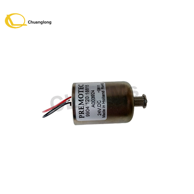 تجهیزات مالی شکوه قطعات خودپرداز شکوه تالاریس دلارو NMD100 NF NQ CRR موتور موتور Premotec 24V DC A003924