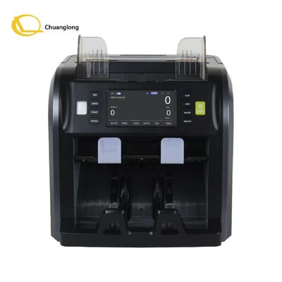 قیمت خوب ماشین شمارش پول جیبی چند ارز1+1 مجهز به باتری لیتیوم چاپگر داخلی با دستی تضمین عمرانه پشتیبانی از ارز های جهانی و 48 زبان آنلاین