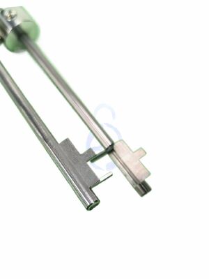 ابزارهای باز کردن قفل تاج استاد بزرگ با فورج استیل ضد زنگ که به دو قسمت تقسیم شده و برای جهات مختلف مناسب است