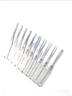 یک مجموعه ۱۰ تکه استاد بزرگ برای گاوصندوق‌های درجه C، قفل‌های خودرو/موتورسیکلت و ترافیک