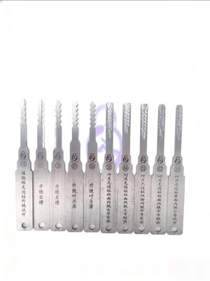 یک مجموعه ۱۰ تکه استاد بزرگ برای گاوصندوق‌های درجه C، قفل‌های خودرو/موتورسیکلت و ترافیک