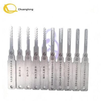 Master Grand® 10-Piece Lock Opening Tool Set برای گاوصندوقهای چینی سطح C، قفل های اورژانسی، قفل های خودرو و ترافیک