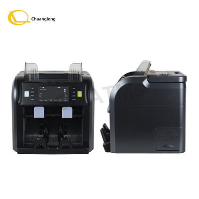 SJ-668 دو جیب CIS مخلوط حساب ارزشی با دسته ساخته شده در مطبوعات حرارتی پول ساخته شده در باتری ماشین شمارش