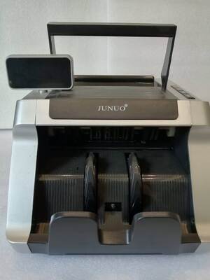 JUNUO C05 دستگاه بانکداري دستگاه سنج پول قطب نقدي سياه با صفحه نمایش LED