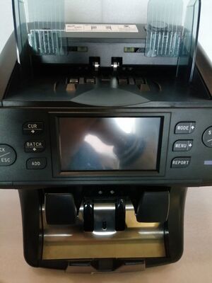 SH-208C-2CIS مخلوط فلزی شمارنده ارزش جیبی تجهیزات بانک مالی با دستگاه شناسایی پول برای مدیریت پول نقد NT808251100550001