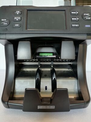 قیمت خوب SH-208C-2CIS مخلوط فلزی شمارنده ارزش جیبی تجهیزات بانک مالی با دستگاه شناسایی پول برای مدیریت پول نقد NT808251100550001 آنلاین