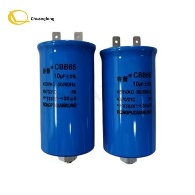 قیمت خوب 0090008121 NCR Capacitor 10uF 450V قطعات ماشین ATM NCR S1 Capacitor RUN 8UF 10UF 450V 5060HZ 009-0008121 اصلی جدید در موجود آنلاین