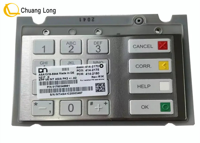 قطعات دستگاه ATM Diebold DN Wincor EPP V8 INT ASIA PK2 1750346861 01750346861