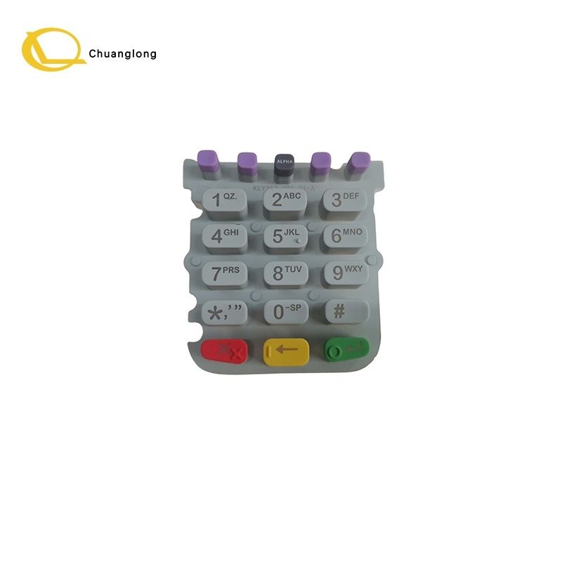 252-001-01-J Verifone VX520 صفحه کلید مونتاژ صفحه کلید POS Terminal صفحه کلید تعویض صفحه کلید