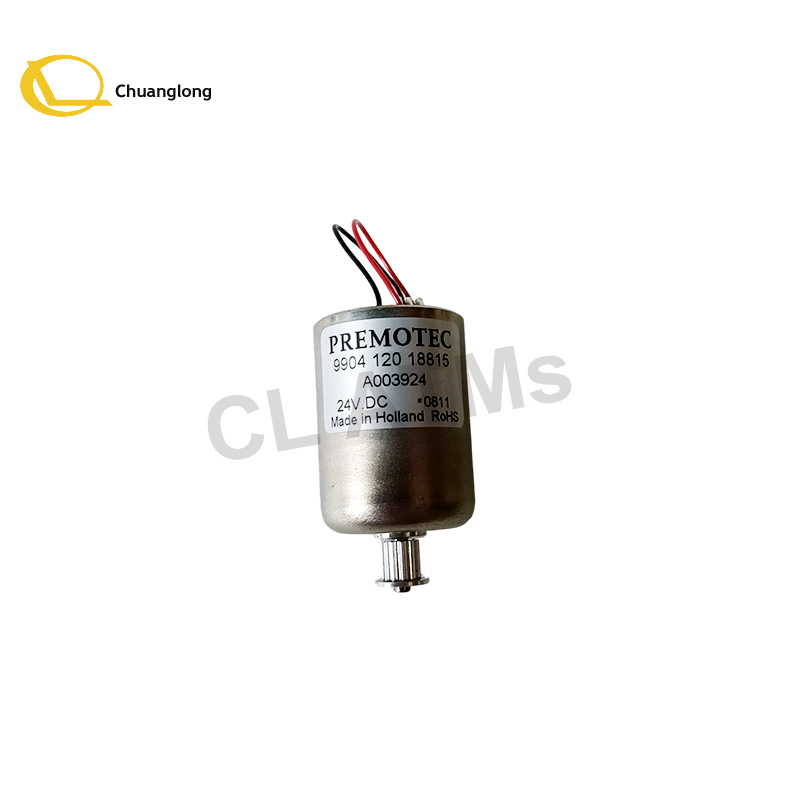 تجهیزات مالی شکوه قطعات خودپرداز شکوه تالاریس دلارو NMD100 NF NQ CRR موتور موتور Premotec 24V DC A003924
