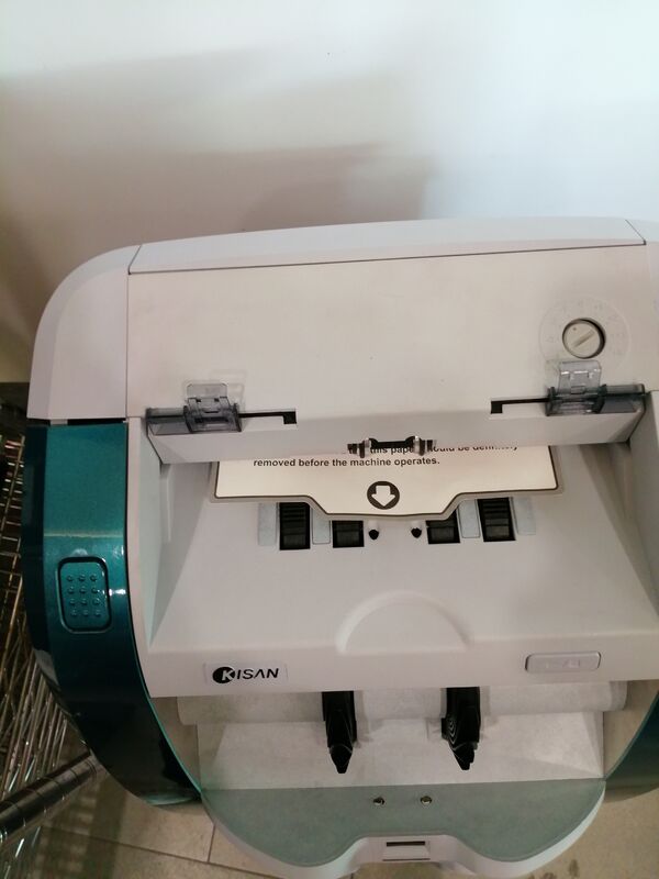 دستگاه مرتب سازی اسکناس های کیسان دستگاه شناسایی پول کاونتر آبی با صفحه نمایش LED Smart K3 S16E01-3659