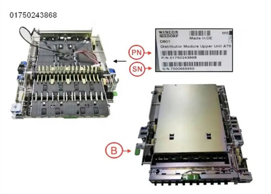 قیمت خوب قطعات دستگاه ATM Wincor توزیع کننده ماژول واحد بالا ATS 01750243868 1750243868 آنلاین