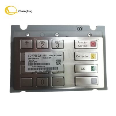 قیمت خوب قطعات یدکی دستگاه ATM 1750234858 اصلی Diebold V7 EPP رمزگذاری شده PIN Pad Keyboard Secure ATM Keypad 01750234858 آنلاین