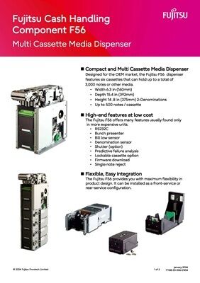 قیمت خوب Fujitus F56-BDU F56 یک دستگاه نقدی ایده آل برای عملکردهای پرداخت ، کیوسک ها و دستگاه های خودپرداز است Fujitsu F56 F53 دستگاه نقدی در موجود است Whats App: +86 18138781425 آنلاین