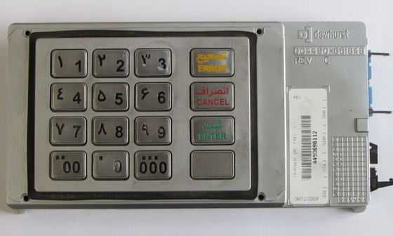 قیمت خوب 445-0661848 NCR Personas 58xx EPP KEYBOARD 4450661848 NCR Selfserv ATM Pinpad آنلاین